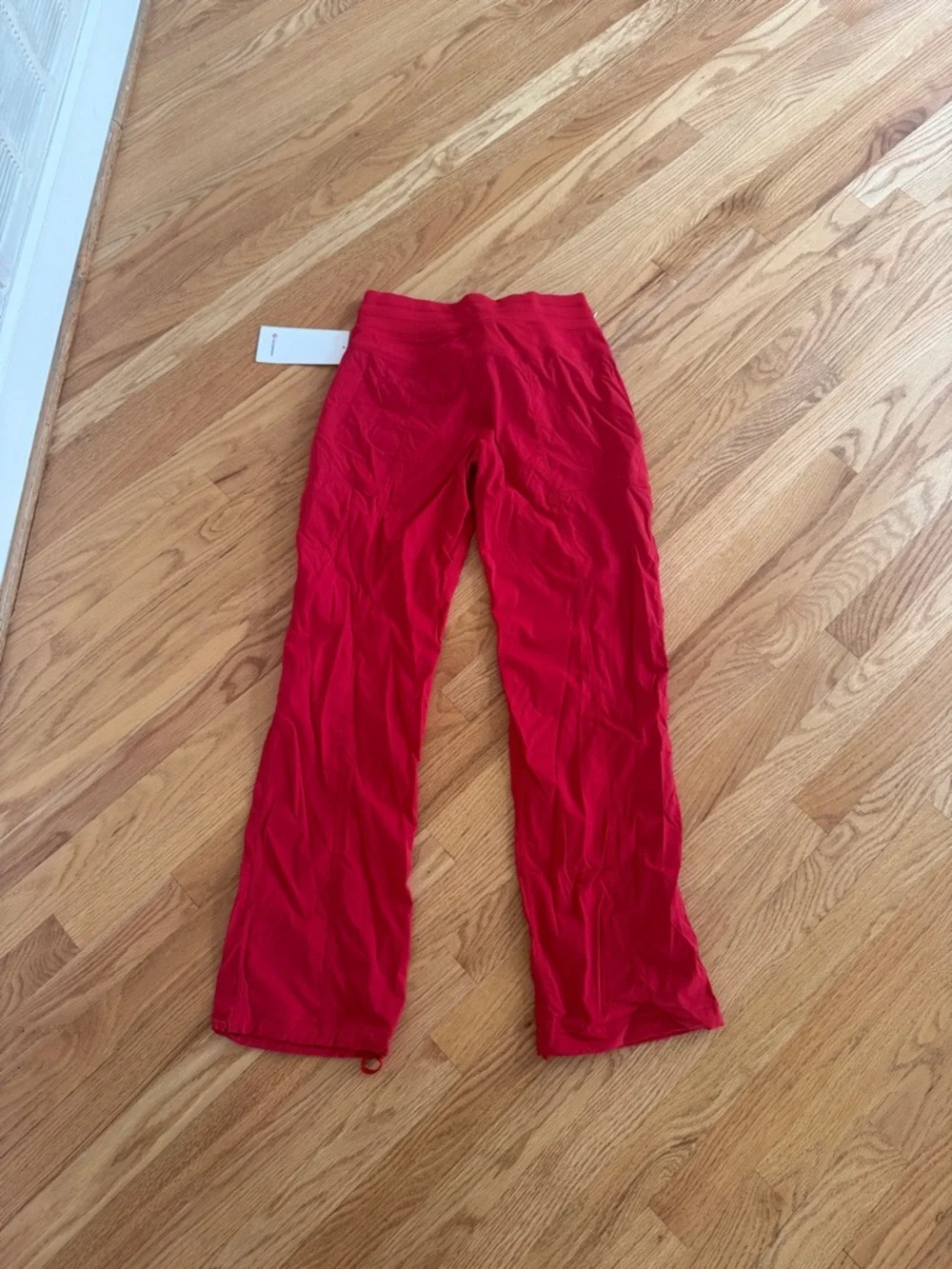 Lululemon dance studio MR lined pants regular size 6 red
